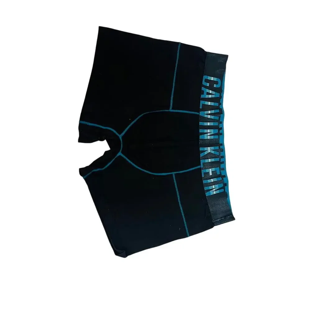 NEW!  Calvin Klein 3-Pack Modern Structure Boxer Briefs, BLK/BLUE‎ LARGE